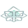 Светодиодная люстра 8029/4+4 WHT