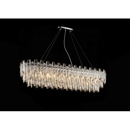 NW076-L1200*W300*H290 OVAL CHROME (1) Люстра (в 2-х коробках) NW 