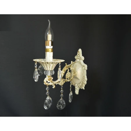 6628L/1W LWG  (10) - Бра Барокко (Свеча на ветру)