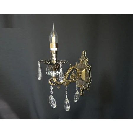 6628/1W AB  (10) - Бра Барокко (Свеча на ветру)