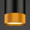 Подвесной светодиодный светильник Eurosvet 50164/1 LED черный/золото Подвесной светодиодный светильник Eurosvet 50164/1 LED черный/золото