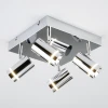 Потолочный светодиодный светильник с поворотными плафонами Eurosvet 20064/4 LED хром Потолочный светодиодный светильник с поворотными плафонами Eurosvet 20064/4 LED хром