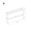Трековый светодиодный светильник Arlight Mag-Dots-Fold-25-S1004-30W Warm3000 034232