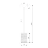 Подвесной светодиодный светильник Eurosvet Bonaldo 50247/1 Led хром