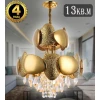 Подвесная люстра Natali Kovaltseva Valencia 91009/4C Gold