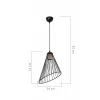 Подвесной светильник Toplight Jeannine TL1608H-01BK