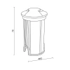 Ландшафтный светодиодный светильник Maytoni Flash O044DL-L1S3K1