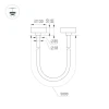 Подвесной светодиодный светильник Arlight SP-Tropic-Surface-R18-L5000-58W Warm3000 043406