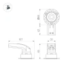 Встраиваемый светодиодный светильник Arlight MS-Rialto-Trimless-R40-9W Warm3000 044683