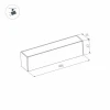 Трековый светодиодный светильник Arlight Mag-Flat-45-L405-12W Warm3000 046580
