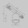 Трековый светодиодный светильник Maytoni Technical Exility Alfa S TR132-2-7W3K-W