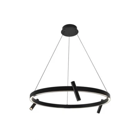 Люстра подвесная Alfa Light F3924-14 black 100W D80*H15 0