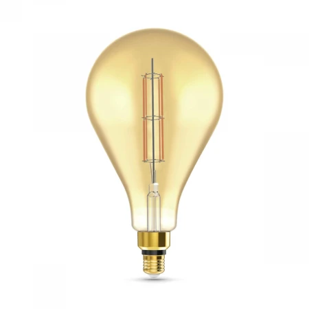 Лампа светодиодная филаментная Gauss E27 6W 2700K янтарная 179802118