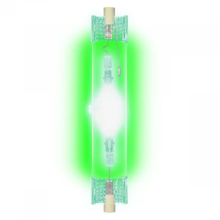 Лампа металлогалогеновая Uniel R7s 150W прозрачная MH-DE-150/GREEN/R7s 03802