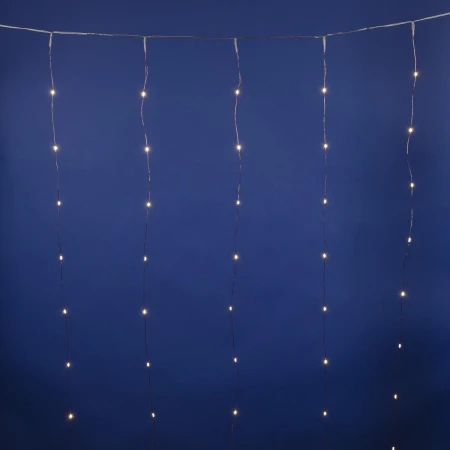 Светодиодная гирлянда Uniel занавес 220V теплый белый ULD-C1510-100/STA Warm White IP44 UL-00007249