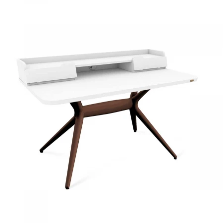 Письменный стол Sheffilton SHT-TU30-2/TT31 120/65 ЛДСП коричневый/белый шагрень 9866014501