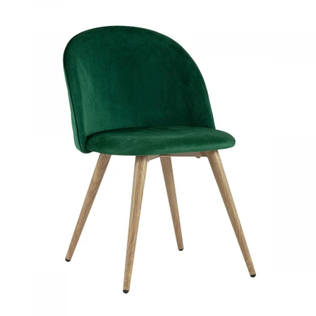 Кухонный стул Stool Group Лион велюр с ромбами зеленый DC-69030A HLR-56