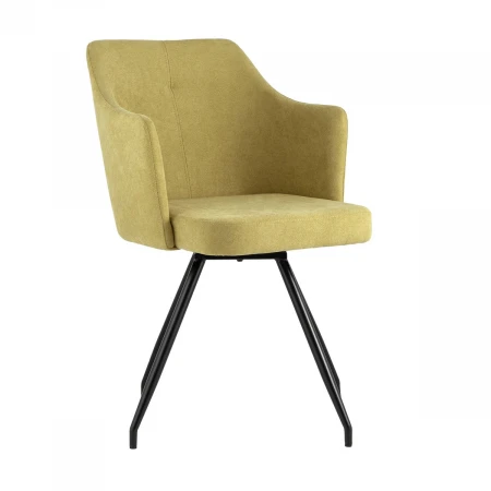 Кухонный стул Stool Group Слинг вращающийся желтый шенилл DC-99005 RH309-11
