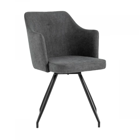Кухонный стул Stool Group Слинг вращающийся серый шенилл DC-99005 RH309-27