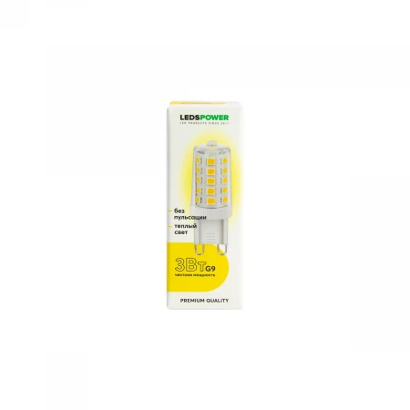Светодиодная лампа LEDS POWER G9 3Вт 3000К 007014