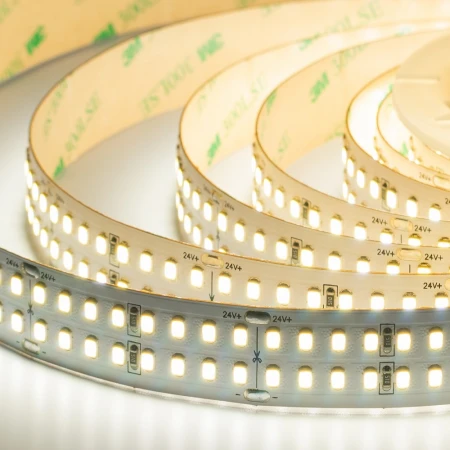 Лента светодиодная ELFLED LX170, 320/м (2835), 24В, 40Вт/м, 3м, 2ряда, белый теплый 2800-3300К ELFLED-24320-LX170/2-ww