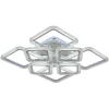 Потолочная светодиодная люстра Reluce 09826-3.3-4+4C CR (RGB)