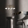 Подвесная светодиодная люстра Eurosvet Ragno 90030/10 LED золото