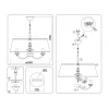 Подвесная люстра Ambrella Light High Light Ceramo Classic LH75021