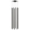L8T747447 Люстра TUBO LED 40W 2560LM 25G ЧЕРНЫЙ 4000K