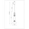 Подвесной светодиодный светильник Divinare Ambra 5016/17 SP-20