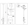 Подвесной светильник Ambrella light High Light LH55251