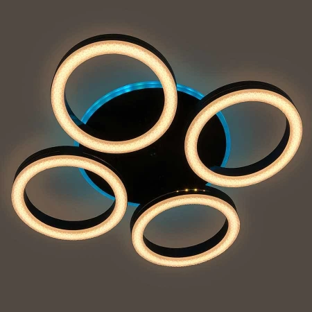 Светильник GSMCL-Smart62 85w Centurion-3 черный RGB (1/4) (4кр)