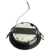 Светильник встраиваемый Feron DL507 потолочный GX53 черный + белый круг 51352
