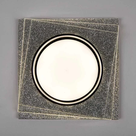 Светильник General GCL-GX53-H38 Квадрат 3-х уровневый Серебряный Блеск