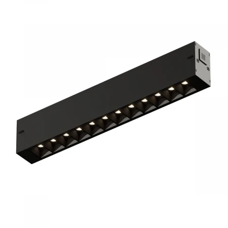Трековый светодиодный светильник Denkirs Simple Grill DK8201-BK