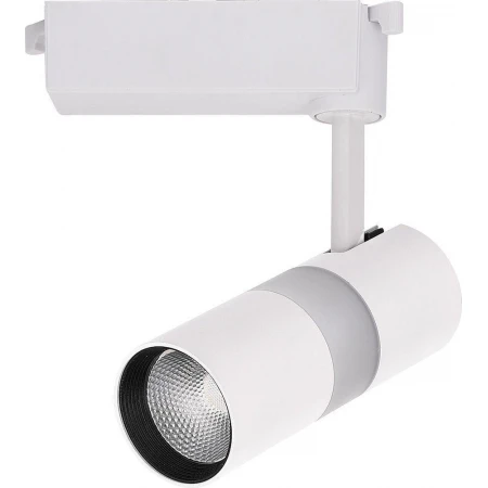Светодиодный светильник Feron AL108 трековый на шинопровод 12+5W, 35 градусов, 4000К и подсветка 6500К