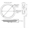 Управляемый светодиодный светильник SATURN 60W R-470-SHINY/WHITE-220-IP44 /2019 Maysun с пультом ДУ Управляемый светодиодный светильник SATURN 60W R-470-SHINY/WHITE-220-IP44 /2019 Maysun с пультом ДУ