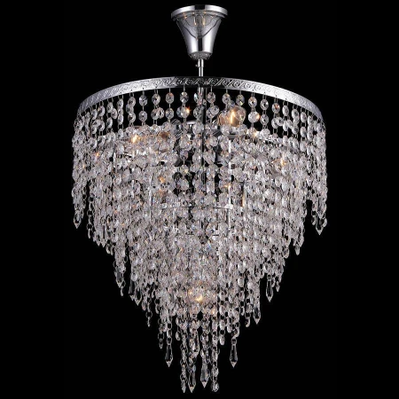Хрустальная люстра Natali Kovaltseva 70024-6+1C CHROME NICE