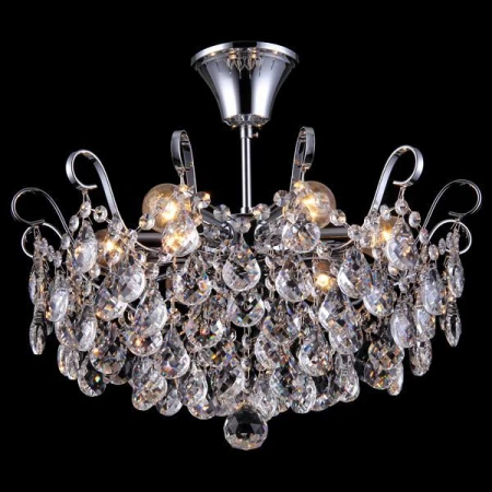 Хрустальная люстра Natali Kovaltseva HAPPY DIAMONDS I 11546/6C CHROME