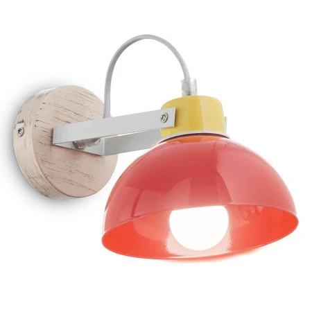 Бра для детской Ideal Lux TITTI AP1 ROSSO