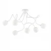 Потолочная люстра Ideal Lux Octopus PL6 Bianco