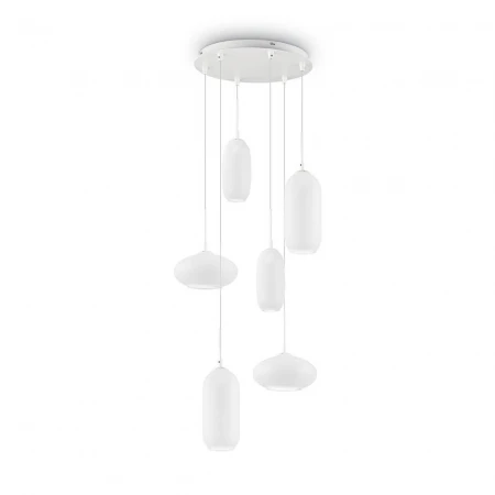 Подвесная люстра Ideal Lux Yoga SP6 Bianco