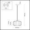 Подвесной светильник Odeon Light Binga 4747/1 Подвесной светильник Odeon Light Binga 4747/1
