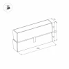 Трековый светодиодный светильник Arlight Mag-Flat-Fold-45-S205-6W Warm3000 026987