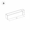 Трековый светодиодный светильник Arlight Mag-Flat-45-L405-12W Warm3000 026950 Трековый светодиодный светильник Arlight Mag-Flat-45-L405-12W Warm3000 026950