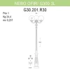 Уличный фонарь Fumagalli Nebo Ofir/G300 G30.202.R30.AYE27